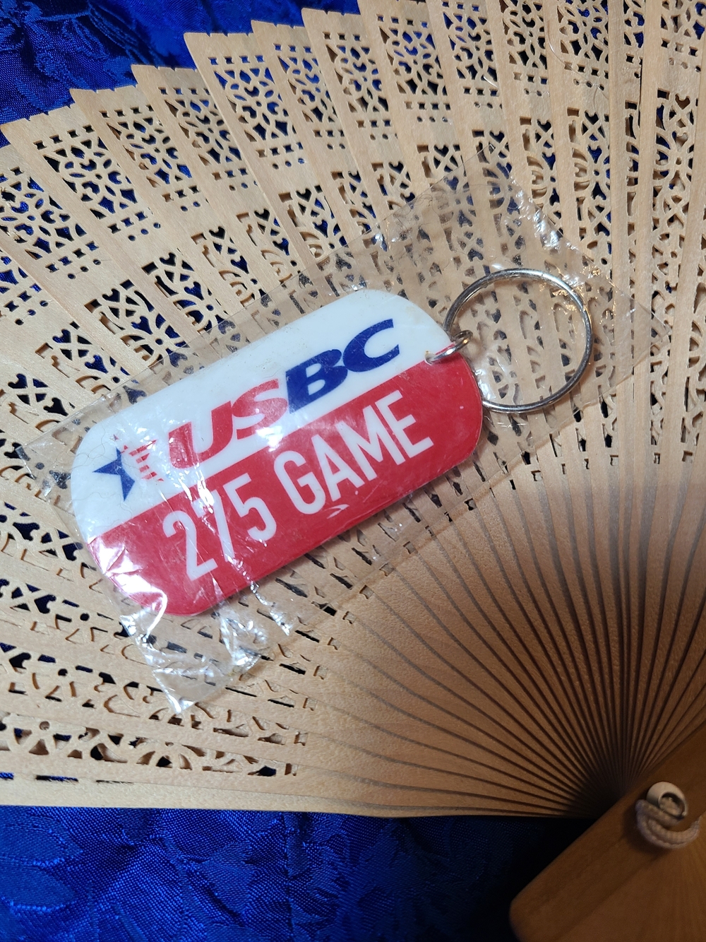 Vintage USBC Red and White 215 Game Keychain